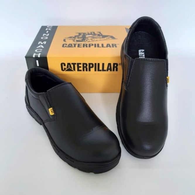 SEPATU SAFETY SEMI BOOTS KICKERS KULIT ASLI LOW/TALI PRIA