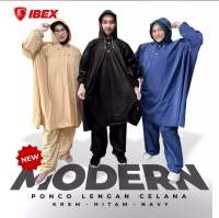 Jas Hujan Setelan Ponco Lengan Celana Dewasa Pria Wanita Murah Ibex Modern