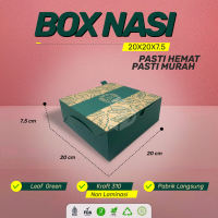 Box Nasi 20x20 Dus Nasi 20x20 (Isi 30 Pcs-B5K3G)