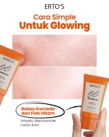 Glowing Gel Ertos / Mencerahkan / Glowing / Brightening / Untuk Kulit Normal / Untuk Kulit Berminyak / Untuk kulit Kering /  Moisturizer / Pelembab Wajah / Anti Flek Hitam