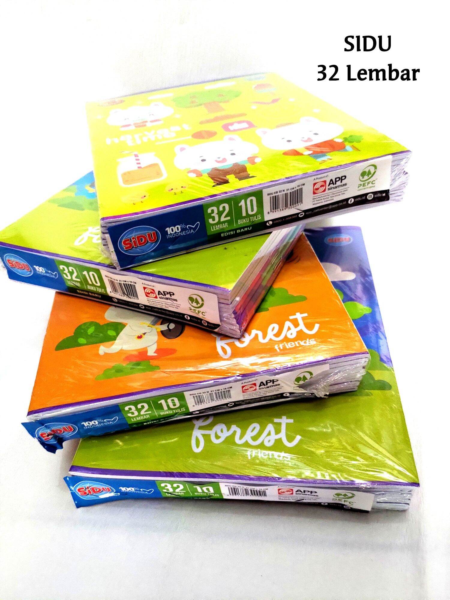 Buku Tulis Sidu 58 32 38 / Sinar Dunia 1 Pak (10 buku) / Buku Tulis Kwarto / Keep Blessing