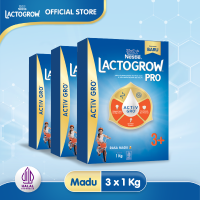 [Paket isi 3] Lactogrow PRO 3+ Honey 1kg