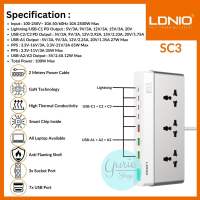 LDNIO Stop Kontak Power Socket Colokan Listrik SC3 SC4 GaN Desktop Power Strip USB PD QC3.0 Super Fast Charging