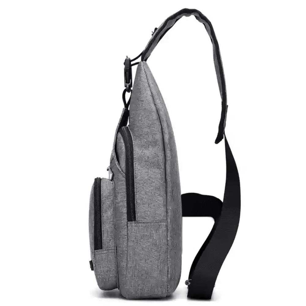 Free Shipping - Tas Pria Tas Slingbag Pria JB2022 Tas Selempang Pria Tas Slingbag Tas Bahu Tas Ransel Tali Satu Tas Gadget Tas HP Tas Smartphone Tas Gaul Tas Dompet Tas Hangout Tas Outdoor Material Serat Kanvas - Grey Januari 2019 - 4 Free Shipping - Tas Pria Tas Slingbag Pria JB2022 Tas Selempang Pria Tas Slingbag Tas Bahu Tas Ransel Tali Satu Tas Gadget Tas HP Tas Smartphone Tas Gaul Tas Dompet Tas Hangout Tas Outdoor Material Serat Kanvas - Grey - 4