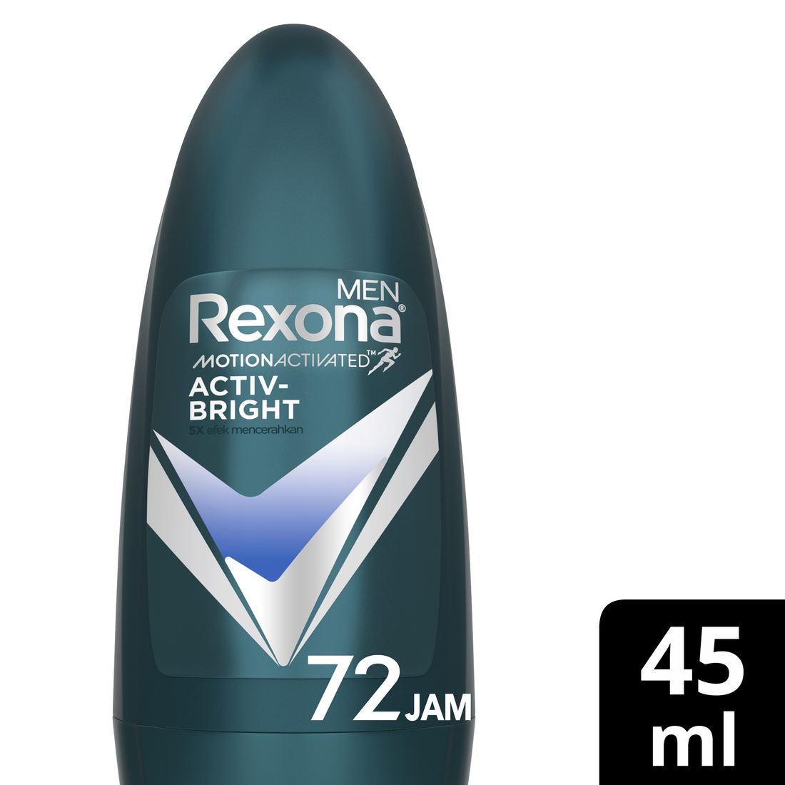 Rexona Men Men Deodorant Roll On Deodorant Pria Activ-Bright Antiperspirant 45ml