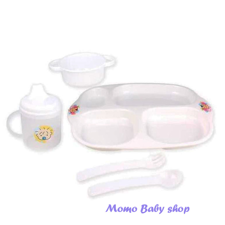 Lusty Bunny Tempat Makan Bayi Set - Feeding Set - Peralatan Makan Bayi LB-1371 / LB0001 / BUN-0001