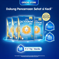 [Pre-Order dikirim tanggal 6 Oktober] LACTOGROW PRO 1+ Vanila 4x1kg
