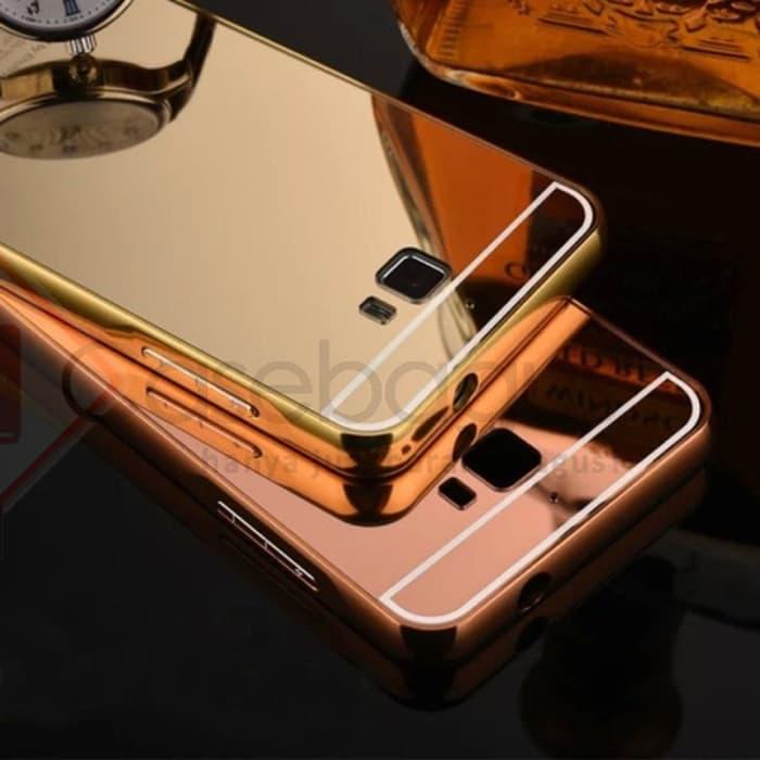 Case Xiaomi Redmi Note 2 Alumunium Bumper With Mirror 