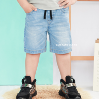 Lily And Clark Celana Jeans Pendek Basic Anak Laki-Laki Warna Light Blue JP01