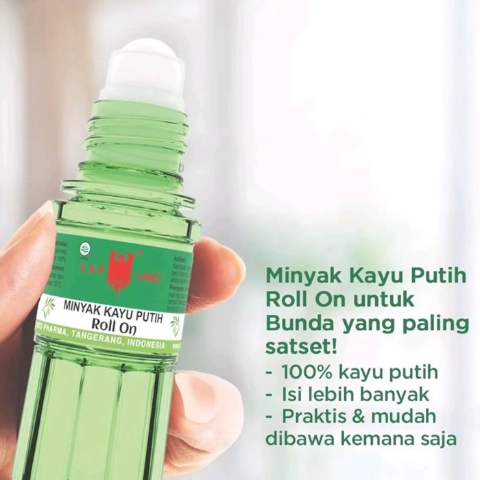 [ 1pcs ] Minyak kayu putih cap lang roll on isi 15 ml
