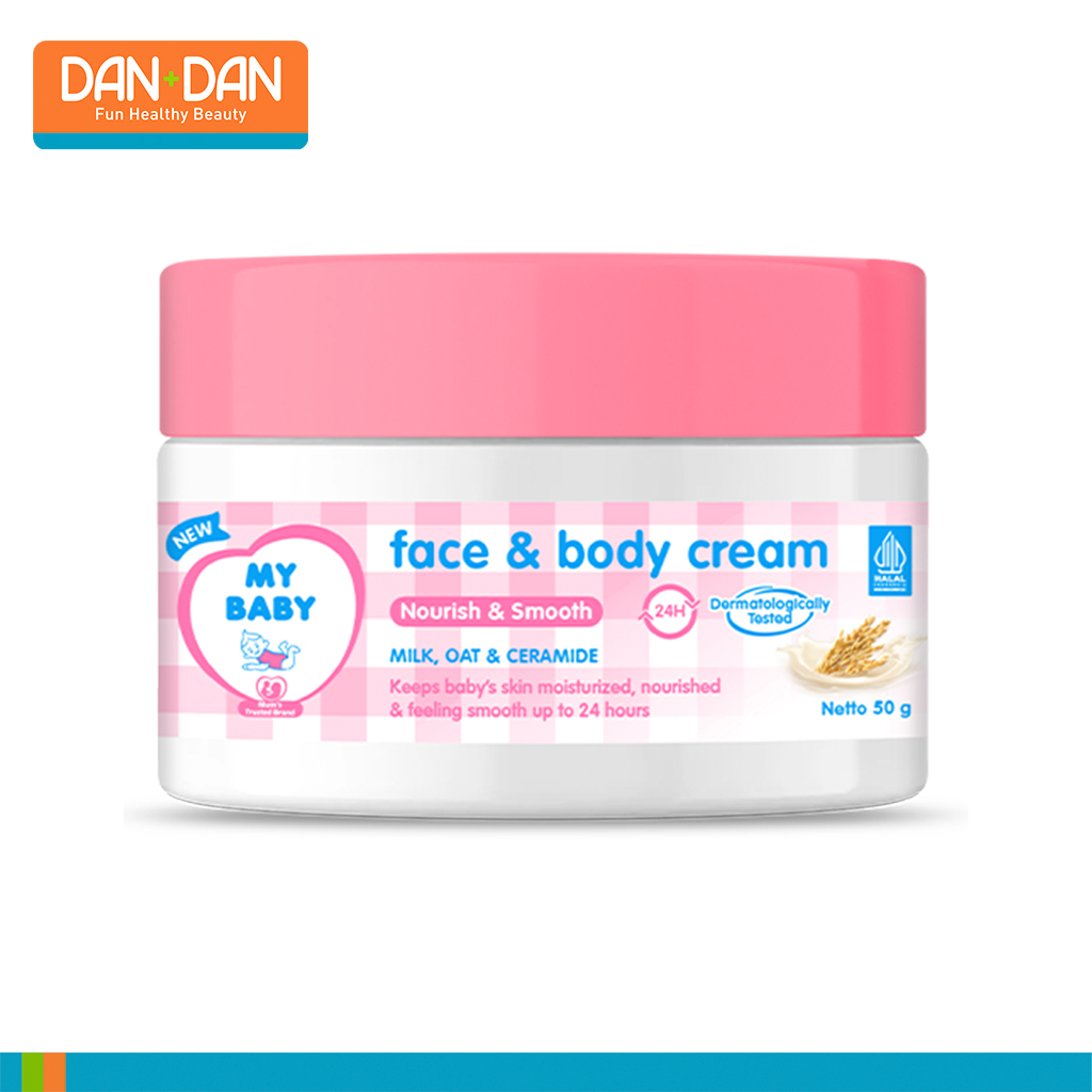 MY BABY Face & Body Cream Nourish & Smooth 50gr
