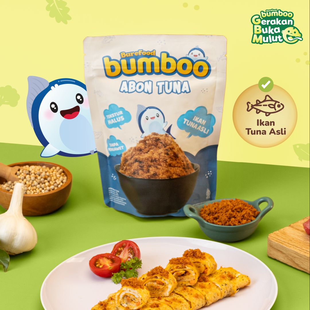 BAREFOOD BUMBOO ABON HALUS / ABON SAPI / ABON AYAM / ABON TUNA / ABON MPASI / ABON ANAK / ABON GURIH / SEHAT