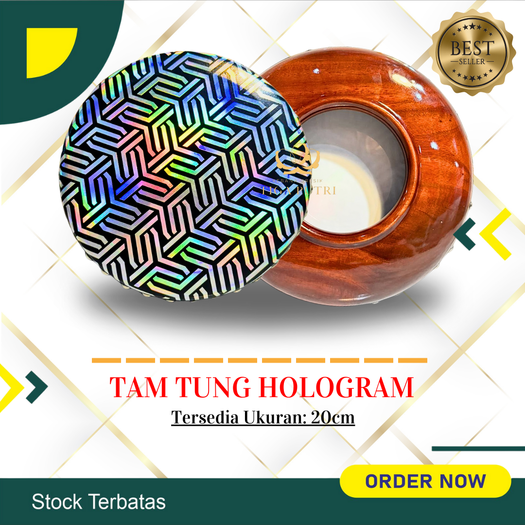 tam tung warna ukuran 22 cm tam hadroh rebana gandengannya bas habsi bas habib syeh bas rebana