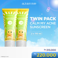 Twin Pack Azarine Nailoong Edition Bigger Size Hydrasoothe Sunscreen Gel 45 PA++++ [2x110ml] | Sunscreen All Skin Type Kulit Berminyak