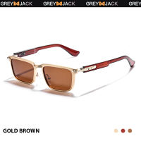 Grey Jack Kacamata Hitam Sunglasses Polarized Anti Silau UV400 Bahan TR90+Metal Model Kotak Kokoh dan Ringan 3519