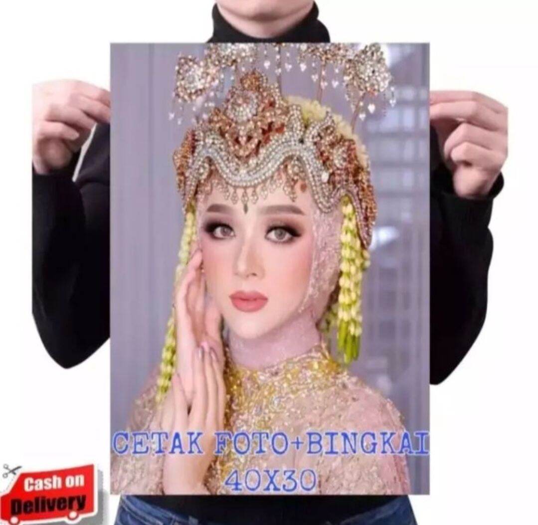 CETAK FOTO 20R SUDAH DI BINGKAI COD