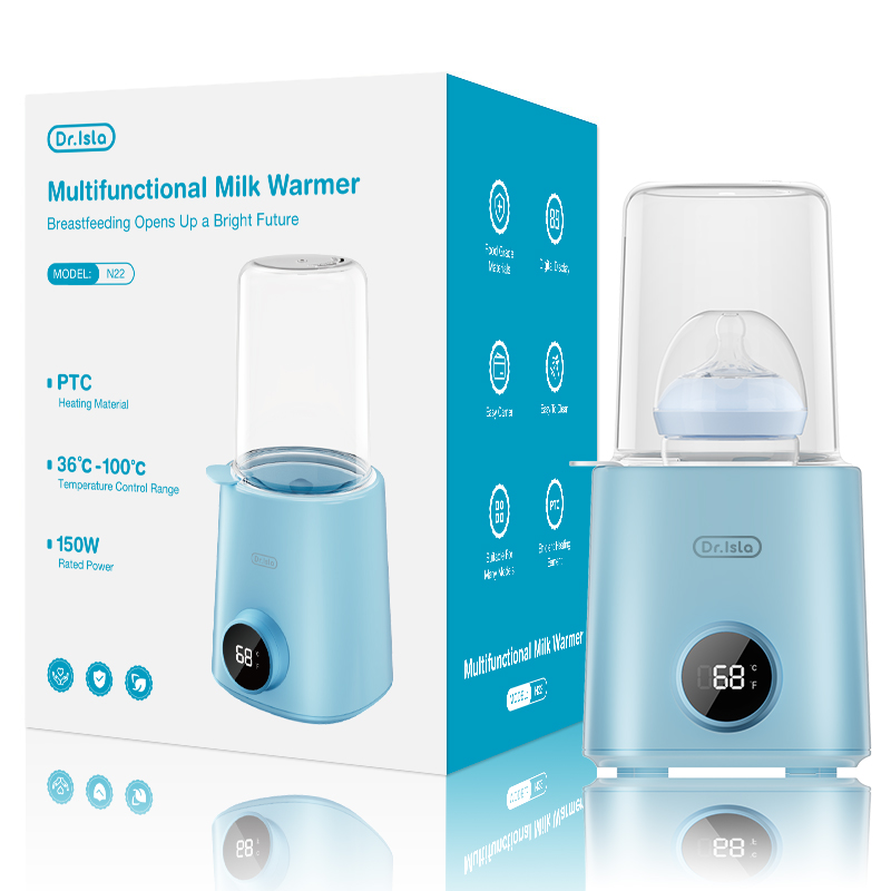 Dr.isla N22 Milk Warmer Multifungsi dengan Display LED dan Kontrol Suhu Akurat 36°C-100°C - Penghangat Botol Bayi Anti-BPA