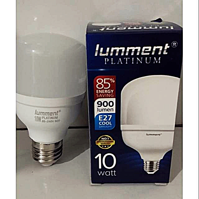 LED Bohlam 10 watt Hemat Energy Lumment Platinum - Bohlam 10w LED Hemat Energy -  Bohlam Hemat Energy LED