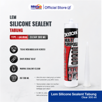 Dextone Multi-Purpose Sealant Tabung Tahan Lama Clear 300 ml untuk Perekatan