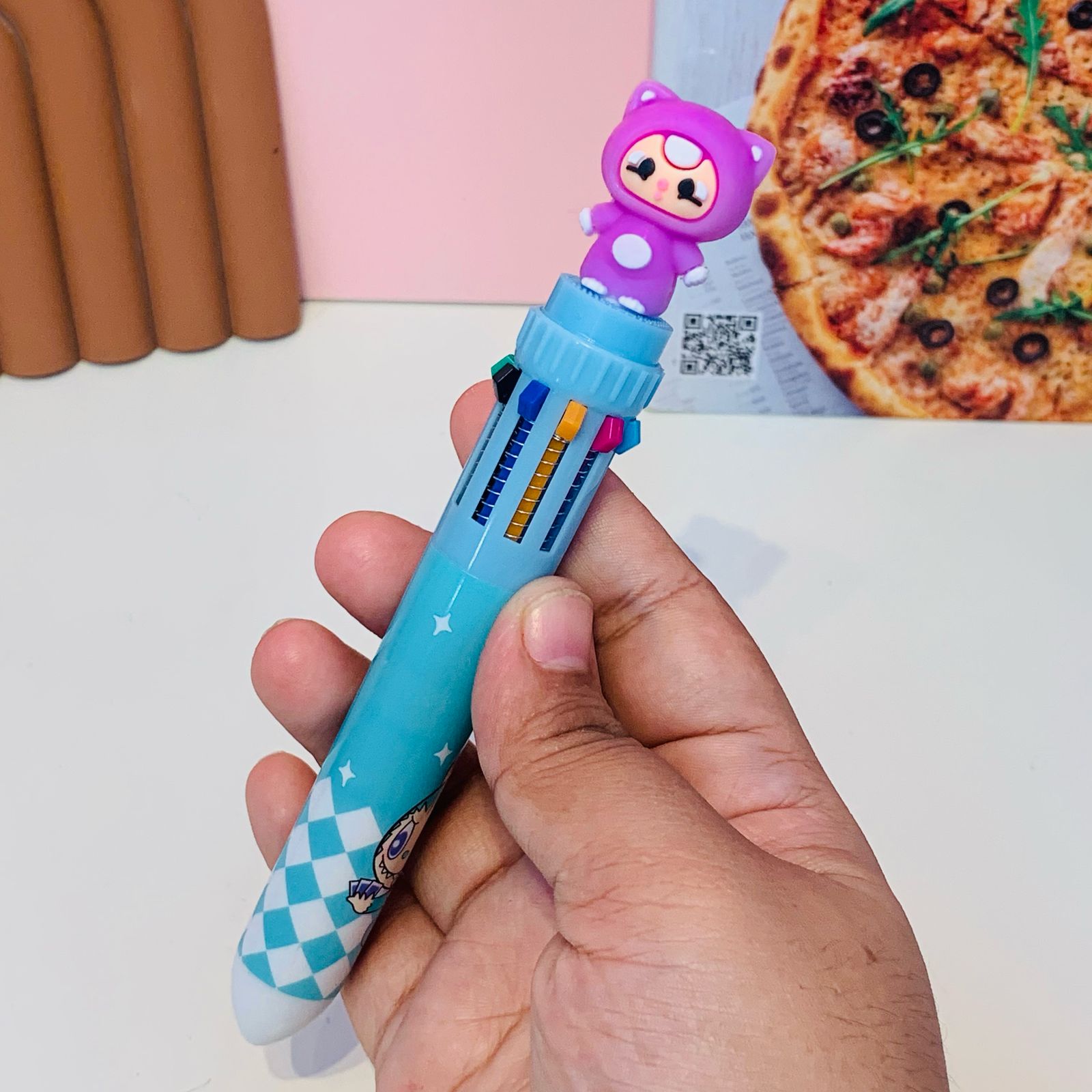 PULPEN CETEK 10 WARNA BABY 3 THRE PC-1903 PEN LUCU IMUT KADO UNIK