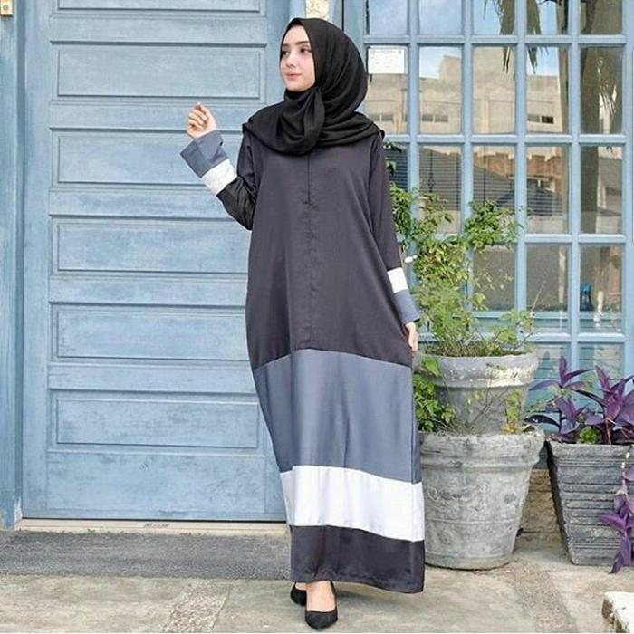 Baju Muslim Modern ADISTIA DRESS Bahan BALOTELI Gamis Wanita Modern 2020 Gaamis Wanita Murah Terbaru