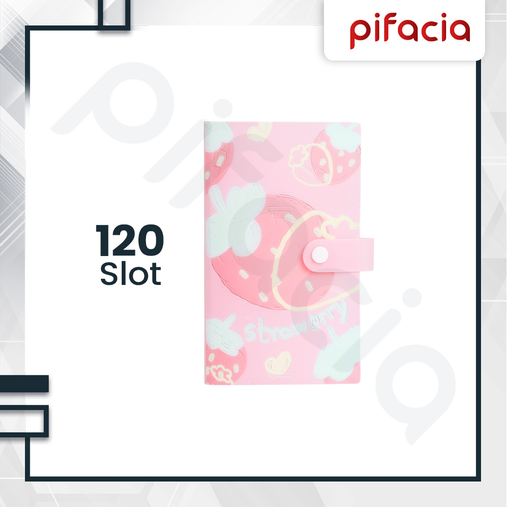 PIFACIA Buku Tabungan Polaroid 120 Slot 240 Slot Celengan Anak Lipat Model Album Motif Lucu