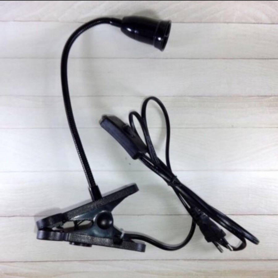lampu Jepit Fleksibel E 27 Lampu Meja Jepit Flexibel Lampu Belajar