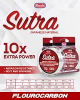senar leader fluorocarbon 100% Sutra Hookup fisch 10x extra kuat