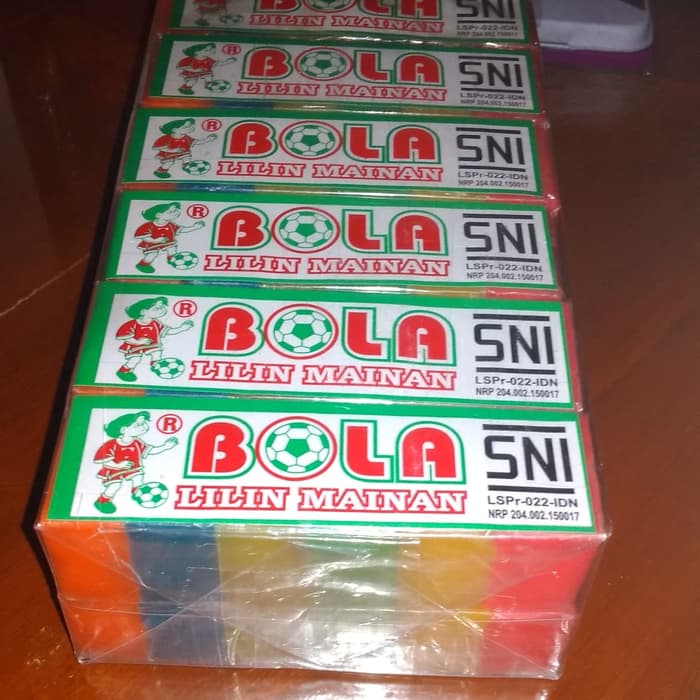 Plastisin/lilin mainan kecil/ Plastisin Lilin mainan 6 warna / fun doh / play doh Fundoh Playdoh