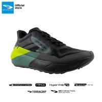 910 Nineten Geist Ekiden Trail Sepatu Trail - Hitam/Hijau-Tua/Hijau-Lime