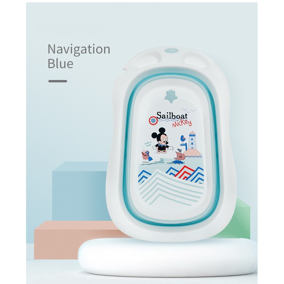 Bak Mandi Bayi Lipat Foldable Silicone Infant Folding Bath Tub