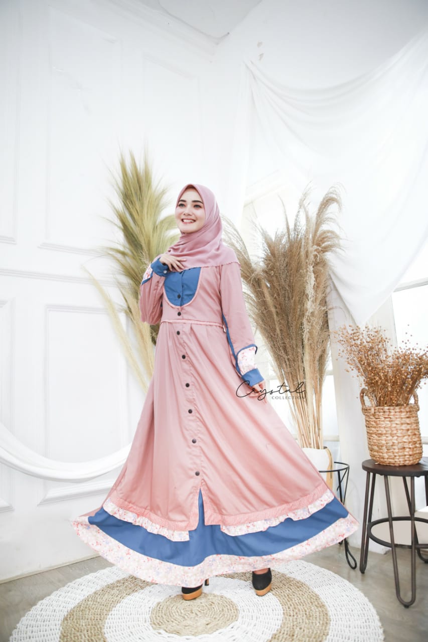 Baju Busana Pakaian Muslim Gamis Wanita Bahan Katun Toyobo Terbaru baju busana pakaian muslim gamis wanita bahan katun toyobo