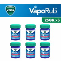 [Paket isi 6] VICKS Balsem Vaporub 25gr