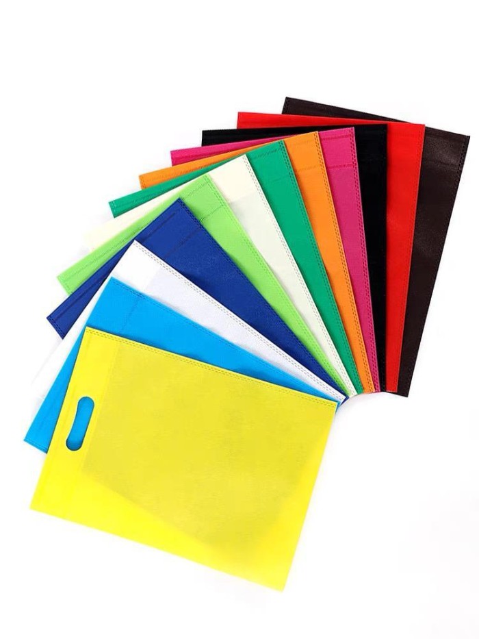 Lusinan isi 12 Tas kain Spunbond Goodiebag Uk 20x26x8 25x35x10 30x40x10 38x45x12 untuk Sembako