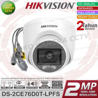 KAMERA INDOOR 2MP AUDIO COLORVU HIKVISION CCTV AUDIO INDOOR 2MP DUAL LIGHT
