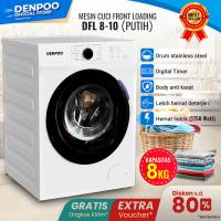 Denpoo Mesin Cuci Front Loading DFL-8-10 8 KG