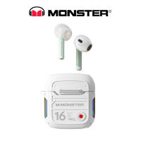 Monster XKT16 Bluetooth 5.3 Earphones Mechanical Design Wireless Headphones Gamer Headset TWS Noise Reduction Sports Earbuds New