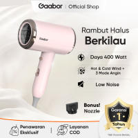 Gaabor Hair Dryer Pengering Rambut Cahaya Biru Anion Teknologi Blu-Ray Bisa Dilipat