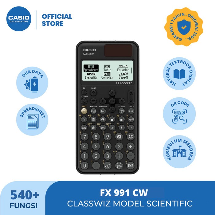 calculator CASIO scientific classwiz fx 991 cw
