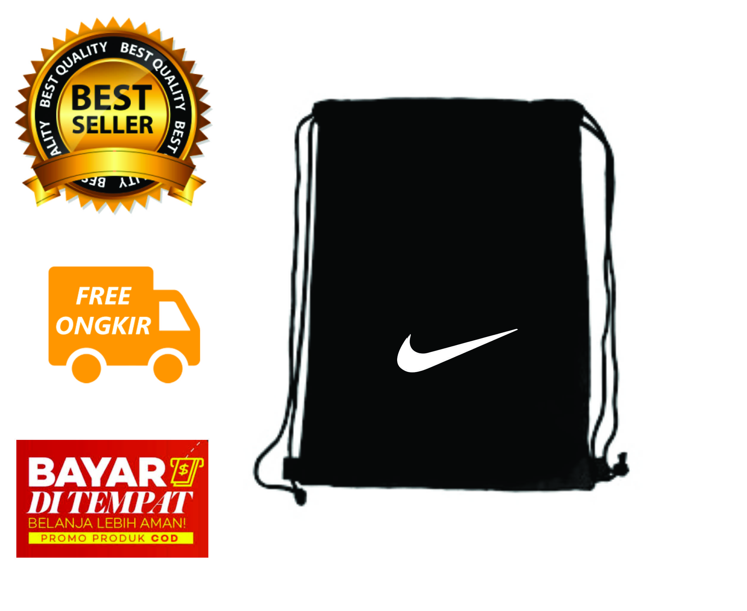 TAS SERUT RANSEL DRAWSTRING BAG /TAS OLAHRAGA/TAS SEKOLAH/BOLA/BASKET/FUTSALL (BISA COD) tas serut ransel drawstring bag /tas olahraga/tas sekolah/bola/basket/futsall (bisa cod)