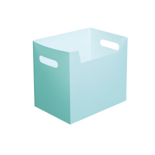 Ysgalery Desktop Storage Box Organizer Container Box Lipat Kotak Penyimpanan Buku & Dokumen Box File