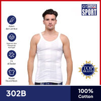 GT Man Singlet Pria Dewasa U-Neck 302B(B) Isi 1 Pcs - GTMan Bundle Pakaian Dalam Baju Kaos Kutang Tank Top Cowok Laki Briefs Men Innerwear Asli Original