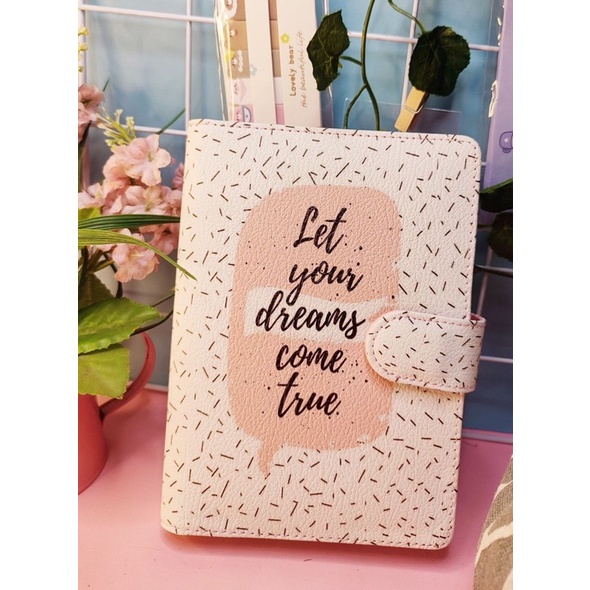 Binder 1 Paket A6 Ring 6 Financial Planner Budgeting Keuangan Notes Notebook Agenda Catatan Harian Daily Cashflow Saving Jar Tantangan Menabung Target Emas Logam Mulia Zipper Pocket Tempat Uang Atur Keuangan
