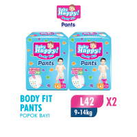 [Paket isi 2] Baby Happy Pants L42 (9-14kg) - Popok Celana Sekali Pakai