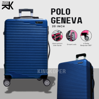 Koper Polo 20 inch Ukuran kabin - koper murah- Tas Travel - fiber hardcase - make up - anti pecah - murah - roda 4 - anti air - 4 roda - premium - baju - import - bayar di tempat - beli 1 gratis 1 - gratis ongkir - promo besar