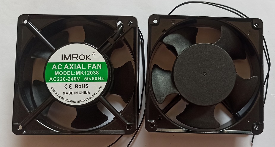 Kipas AC 220V 12x12 CM - Fan AC 220 Volt - Kipas Pendingin Elektronik - Kipas AC 220 VOLT