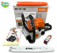 Chainsaw STIHL MS170/MS180 MS172 MS182 14″ 16″ 2Tak  Mesin Gergaji Potong Kayu Chainsaw STIHL MS170 14 Inch MS180 16 inch Senso STIHL