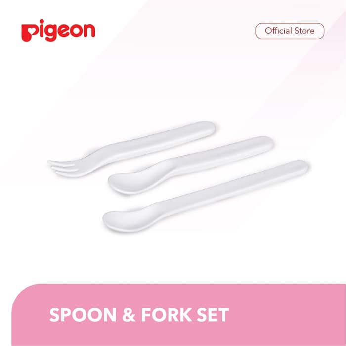 Pigeon Baby First Spoon and Fork Set - Sendok & Garpu Bayi