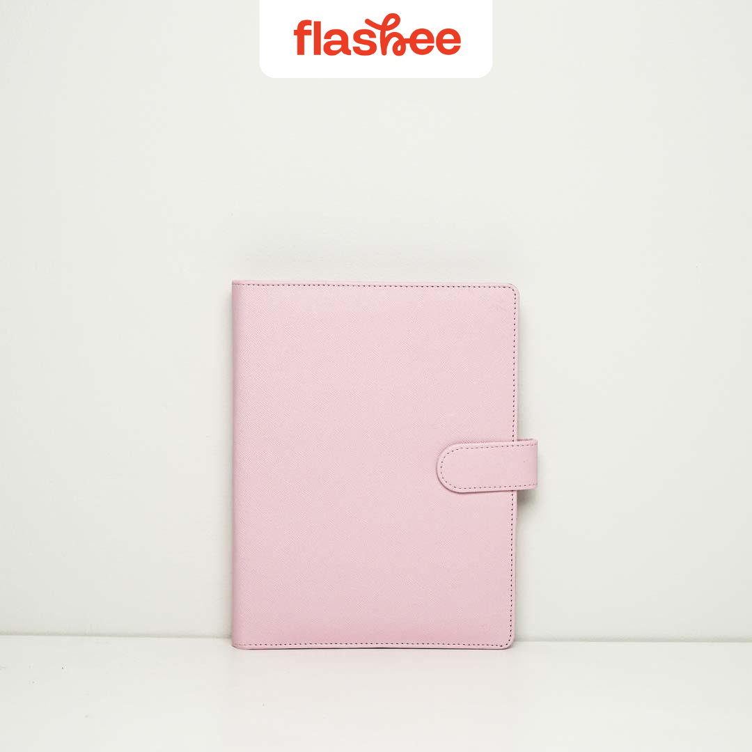 Flashee Binder A5 Polos 20 Ring Agenda Levi Binder Custom Journal Berkualitas Ergonomis