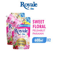 [Paket isi 2] Royale Pelembut Pakaian Sweet Floral 600ml
